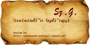 Szelezsán Gyöngyi névjegykártya